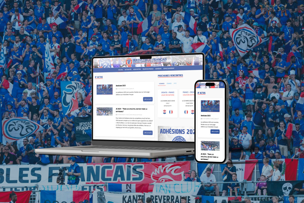 Les Irrésistibles Français — plateforme communautaire sur desktop et mobile